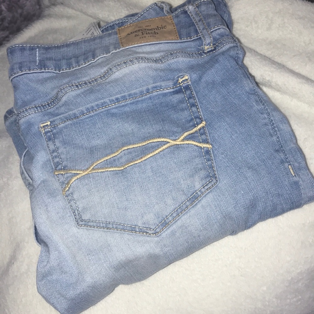 Abercrombie and Fitch Light Washed Jeans
